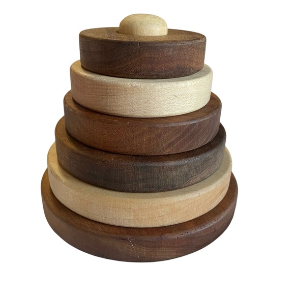 South Bend Woodworks Heirloom Quality Stacking Toy - Picture 1 of 9